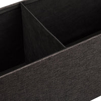 Panca per cassapanca portabiancheria con coperchio marrone 114 cm 3013009