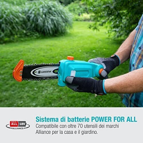 Gardena TCS 20 / 18V P4A 5 cm Ioni di Litio Nero, Blu, Arancione