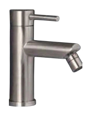Miscelatore Bidet Acciaio Inox 304 con Piletta Click Clack in Ottone 1”1/4 – Cartuccia Ø35 mm
