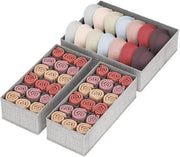 Organizzatore di carico per commode, set di 3 tavoli da appendere, box organizzatrice per la stanza dei bambini, sistema di contenitori per la camera da letto per abbigliamento, articoli di toeletta, calze, reggisen, mutande