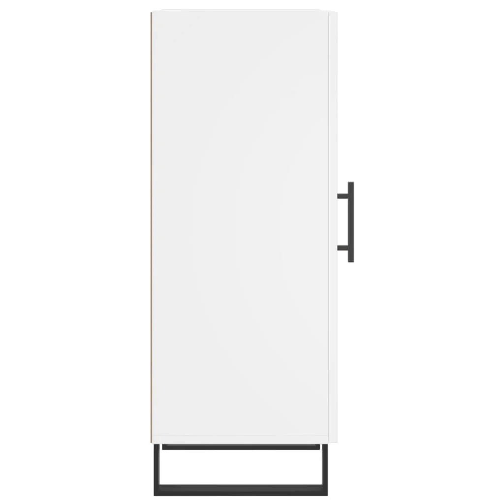 Buffet credenza cassettiera mobiletto mobile contenitore organizer per cucina soggiorno salotto 34,5 x 34 x 90 cm legno ingegnerizzato bianco 02_0030265