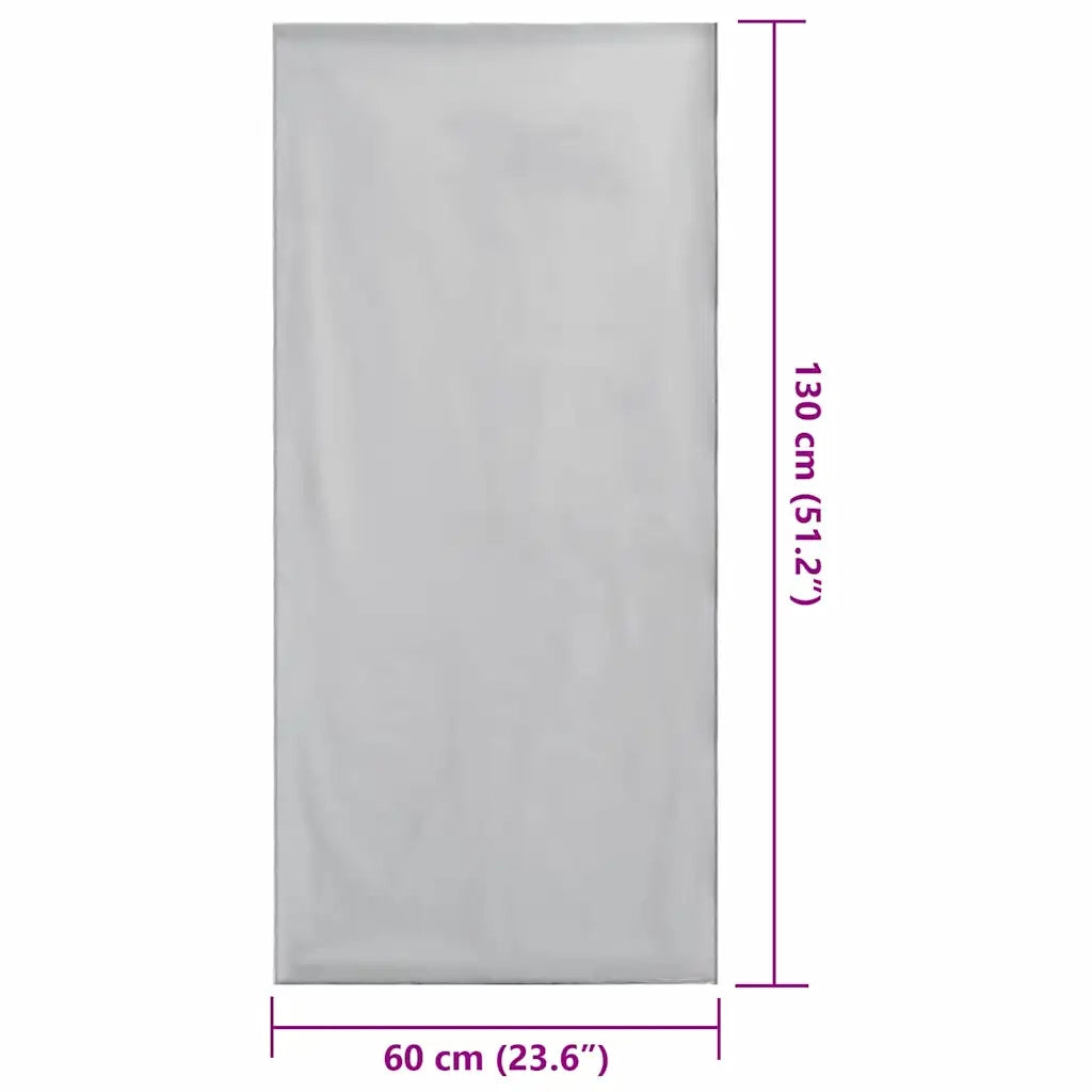Asciugamani per Sedia Outdoor 2 pz | Teli per bagno Grigio 130 x 60 cm