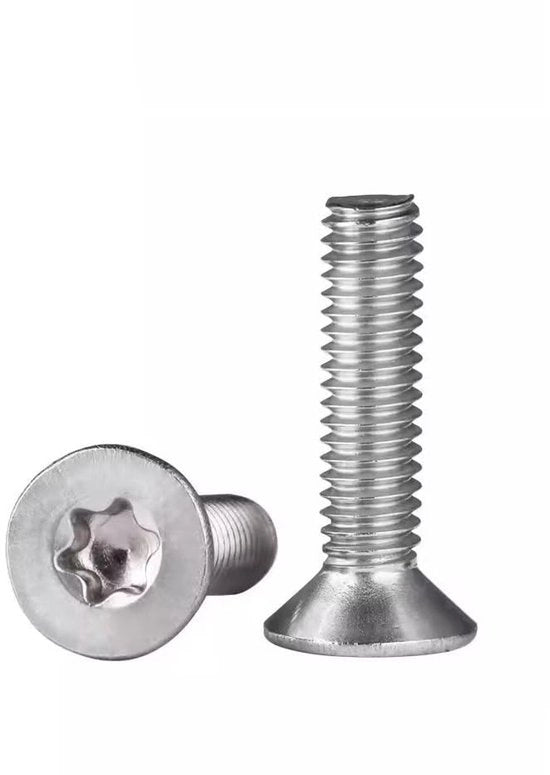 Viti Torx M5x12mm - Viti a Testa Sottosopra - Viti a 6 Lobi - 40 Unità - Componenti di Fissaggio - Alta Coppia di Rotazione - Viti per Macchina