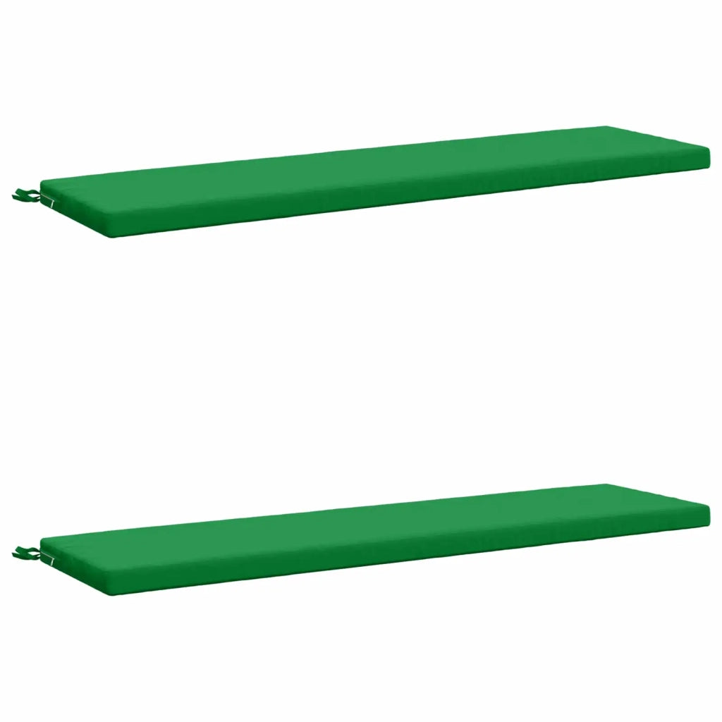 Cuscini per Panchina a 2 Pezzi SOEST 2 pz 100% Poliestere Verde 949063
