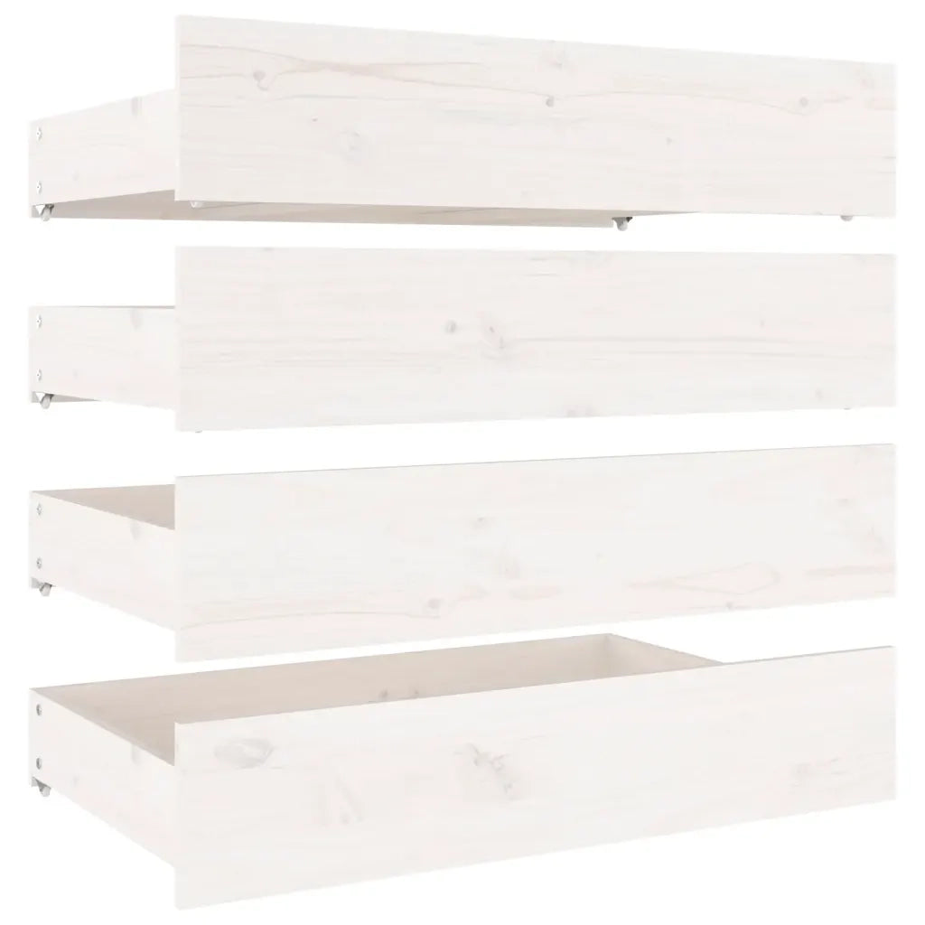 Giroletto con Cassetti Bianco 140x190 cm cod mxl 62063