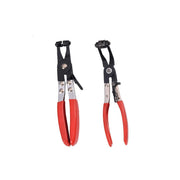 Trade Shop - Pinza Fascette Morsetti Stringitubi Tubo Clic Banda Piatta Auto 45° 210mm -