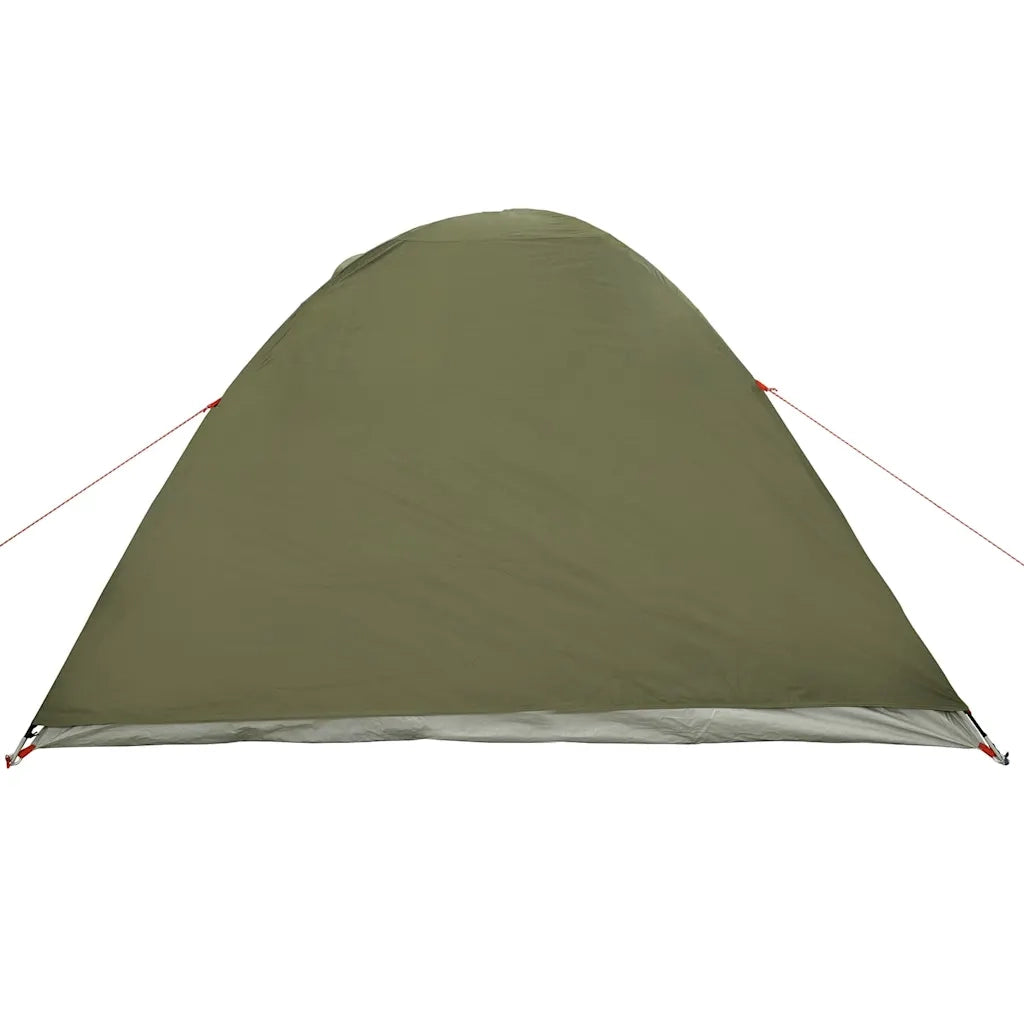 vidaXL Tenda da Campeggio a Cupola 4 Persone Verde Oliva Impermeabile