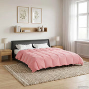 Duvet Estivo Trapuntato Rosa 220 x 260 cm Microfibra 42025951
