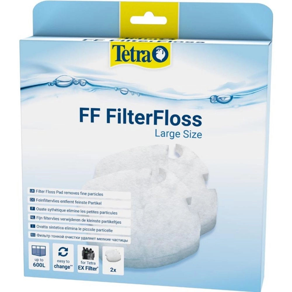 Tetra FF FilterFloss size S - ricambio Cuscinetto Ovatta per Filtro EX500/700/1000Plus