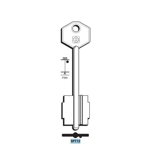 CHIAVI 5PT12 POTENRT X PORT CORAZZ DOPPIA MAPPA