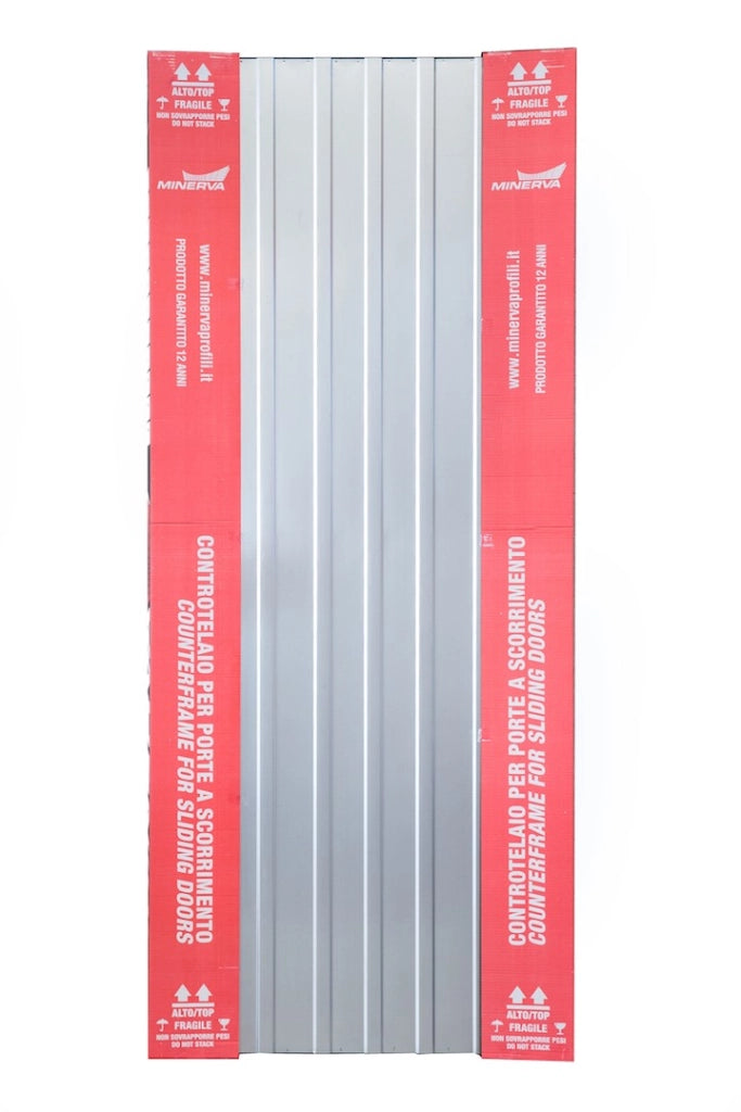 Controtelaio a scomparsa per cartongesso - Telaio in Acciaio : Dimensione - 60X210CM, Spessore - 12,5CM