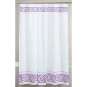 Tenda doccia G-Ricciolo lilla 180x200 cm
