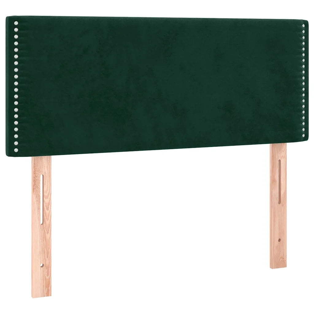Testiera a LED Verde Scuro 100x5x78/88 cm in Velluto 3121517