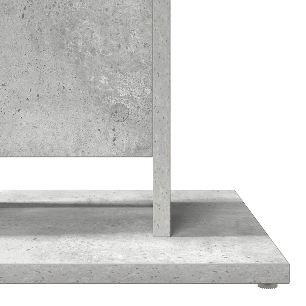 Tavolo da Bistrot Grigio Cemento 60x60x75 cm Legno Multistrato 802106