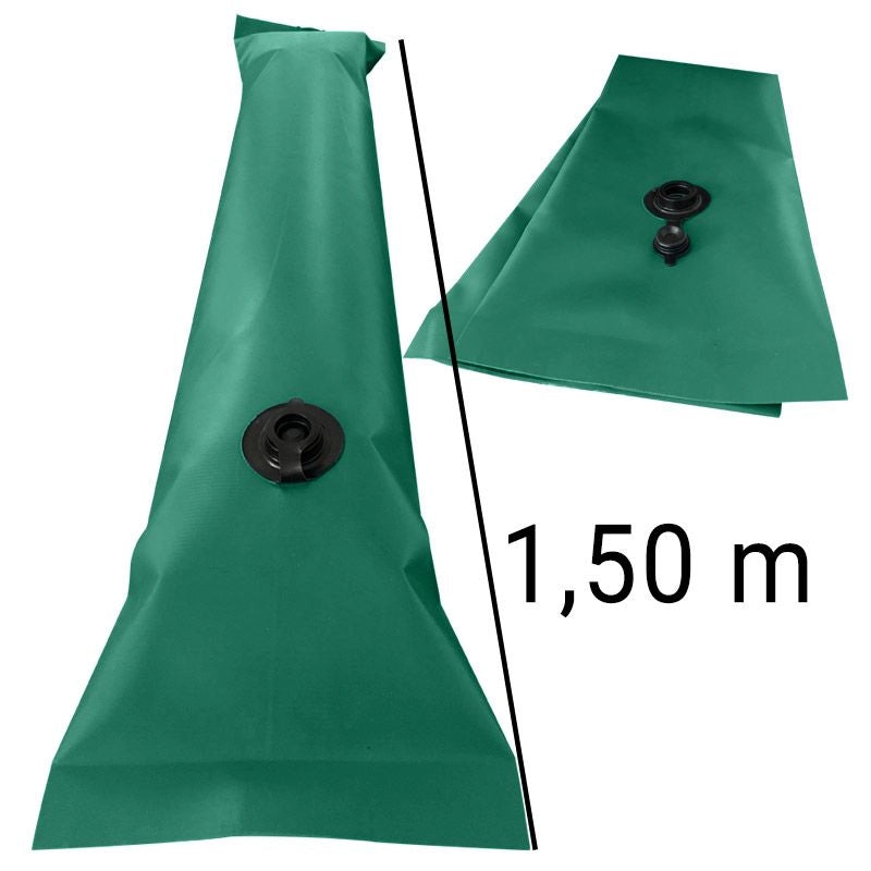 Salsicciotto Polartex Watertube in Pvc Armato 600 gr/mq con tappo a pressione Colore: Verde opale, Lunghezza: 1.50 m
