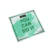 Bilancia Pesapersone Ultraslim "You Can Do It"_Verde Innoliving INN-142G