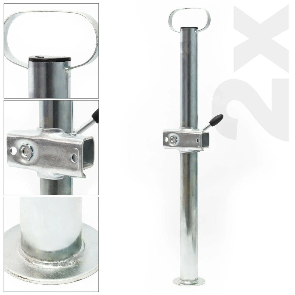 Kit supporto rimorchio 10 pezzi cunei ruota morsetto di serraggio supporto ruota 16_0002536