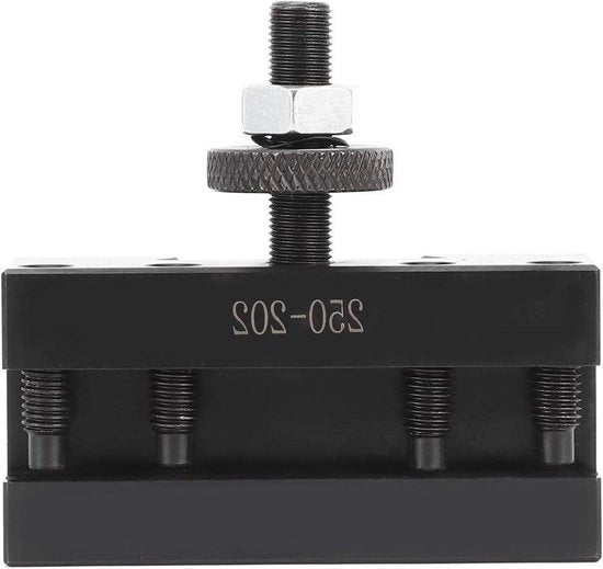 Sostegno per attrezzi a vite a rapida precisione - Sostegno per macchina da tornio CNC in acciaio di carbonio 250-202 colonne.