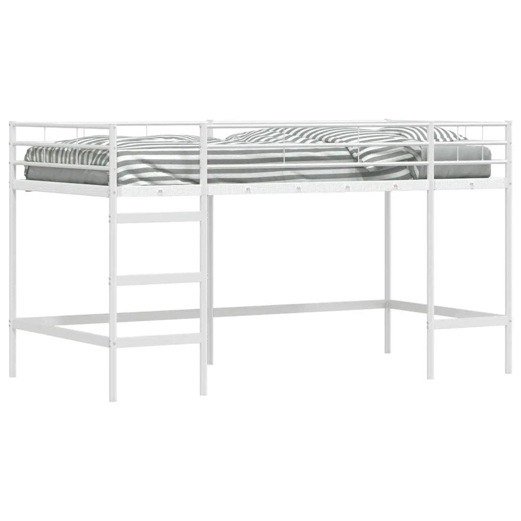 Struttura del letto loft per bambini Bianco 90 x 200 cm Acciaio 42020769