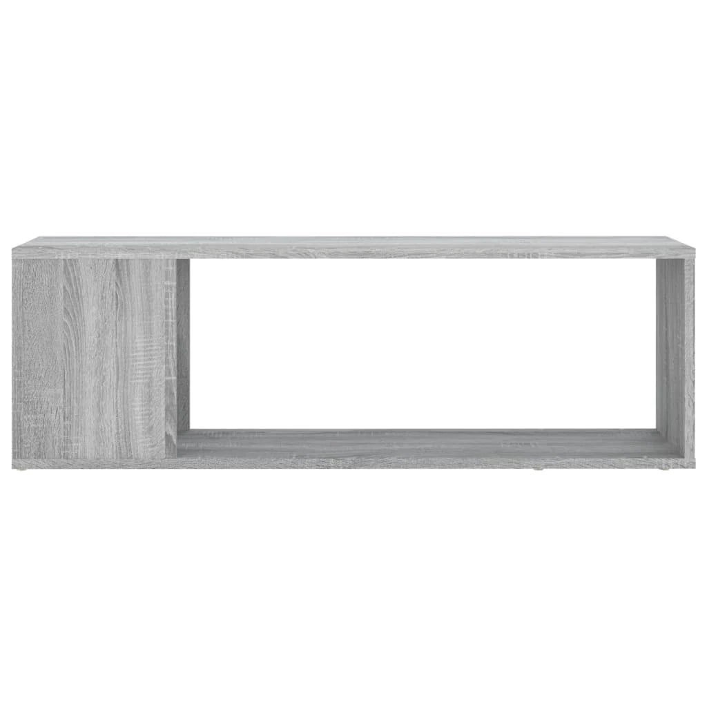Mobile TV multimediale mensola TV credenza TV sala da pranzo soggiorno camera da letto Sonoma 100 x 24 x 32 cm legno ingegnerizzato grigio 02_0028318