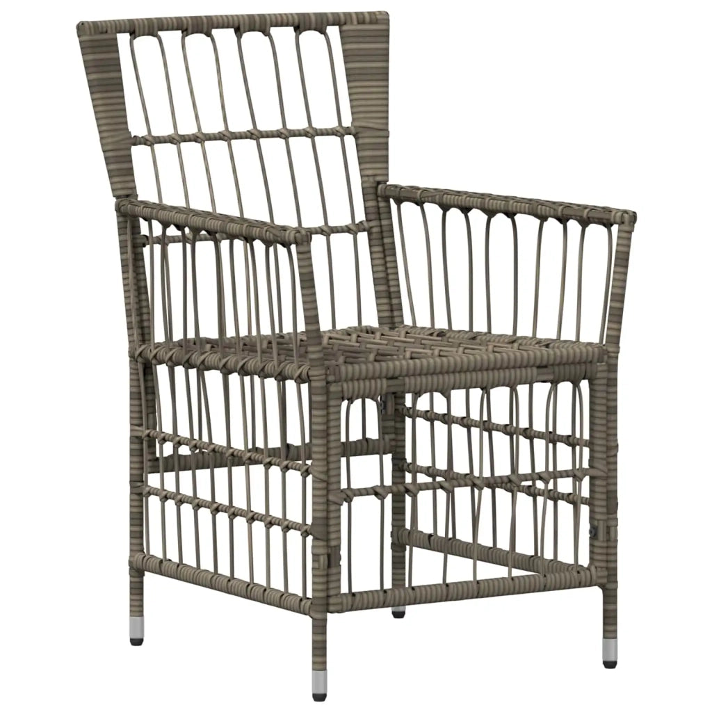 Sedie da giardino 2 pz Grigio 42025129
