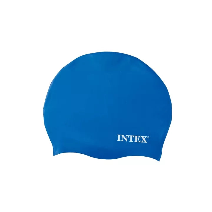 CUFFIA IN SILICONE PER PISCINA UNISEX +8 ANNI  bianco, azzurro e nero  peso kg.0,06 (55991)    INTEX