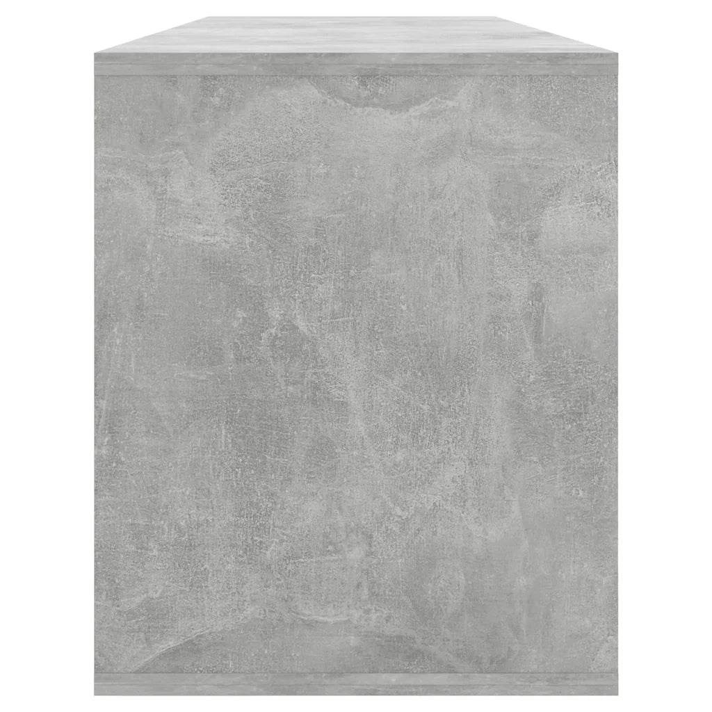 Mobile TV | Armadietto TV | Mobile Porta TV Grigio Cemento 130x35x50 cm in Truciolato