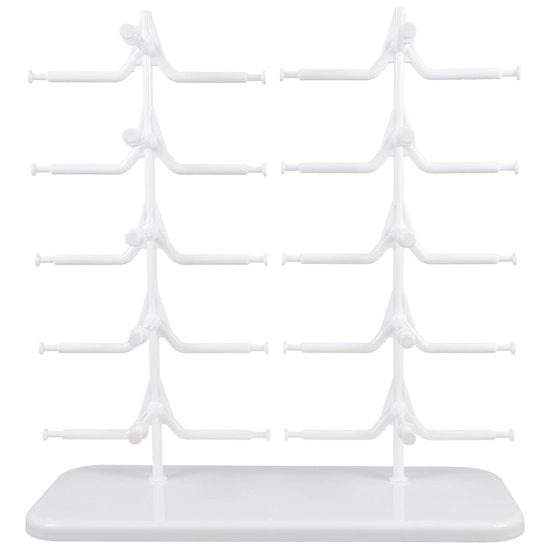 Organizzatore per occhiali con supporto per diverse lenti - Custodia per occhiali da sole - Ripiano di esposizione - Organizzatore - Realizzato in ABS di alta qualità