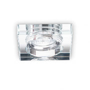 Lampada Da Incasso Blues Fi Square Trasparente Ideal-Lux