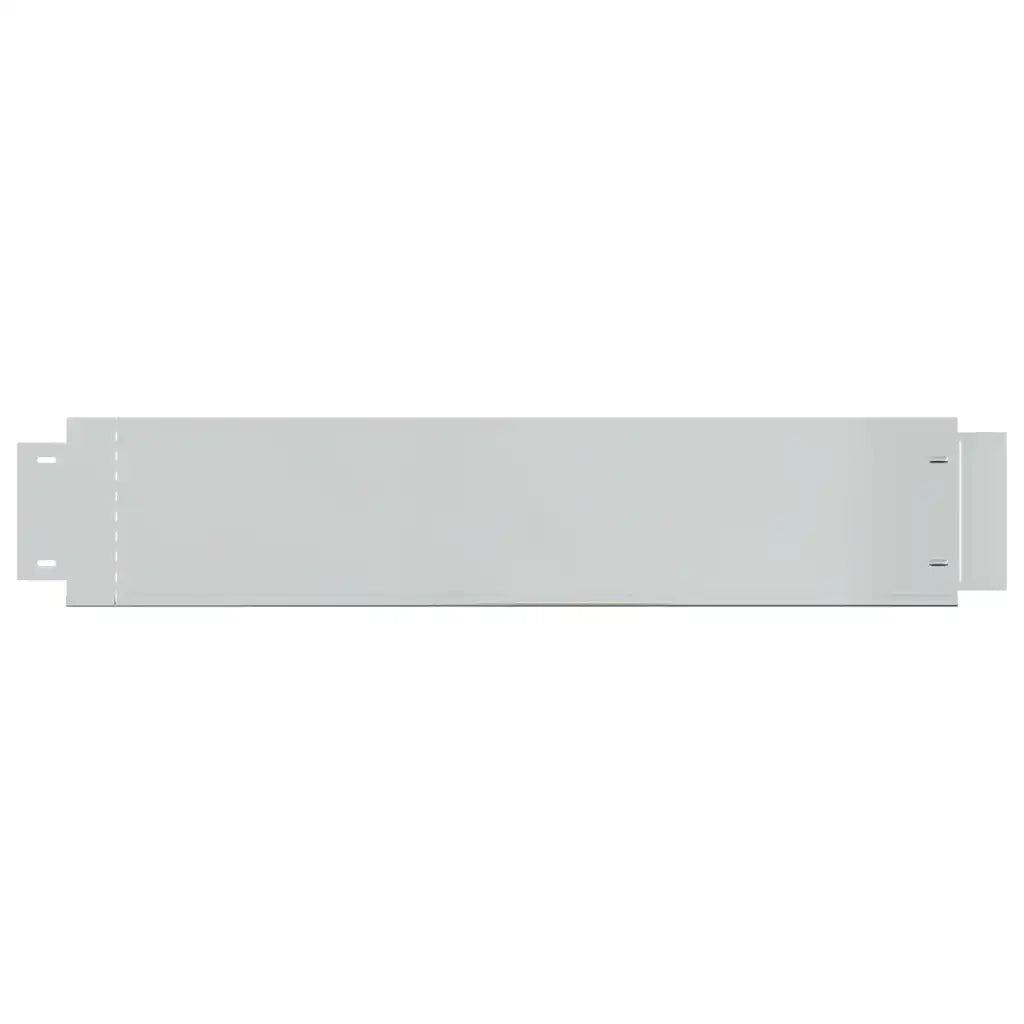 Pannelli Recinzione per Prato 15 pz Acciaio Zincato 100x20 cm 274903