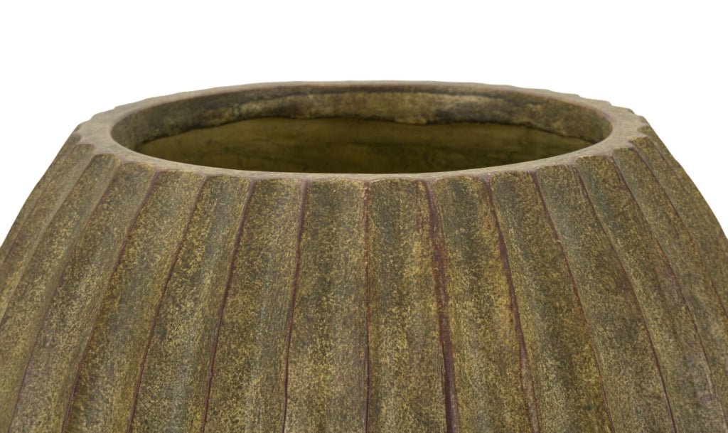 Vaso Breeze Ø32x32,5 cm in Mgo Verde sporco