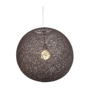 Candellux Caruba lampada a sospensione Ø50 corda marrone