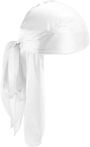 2-pack cappelli hiphop, unisex, cappelli pirata, cappelli a turbante, cappelli soffici e respiranti, adatti per hiphop, uso quotidiano, bianchi