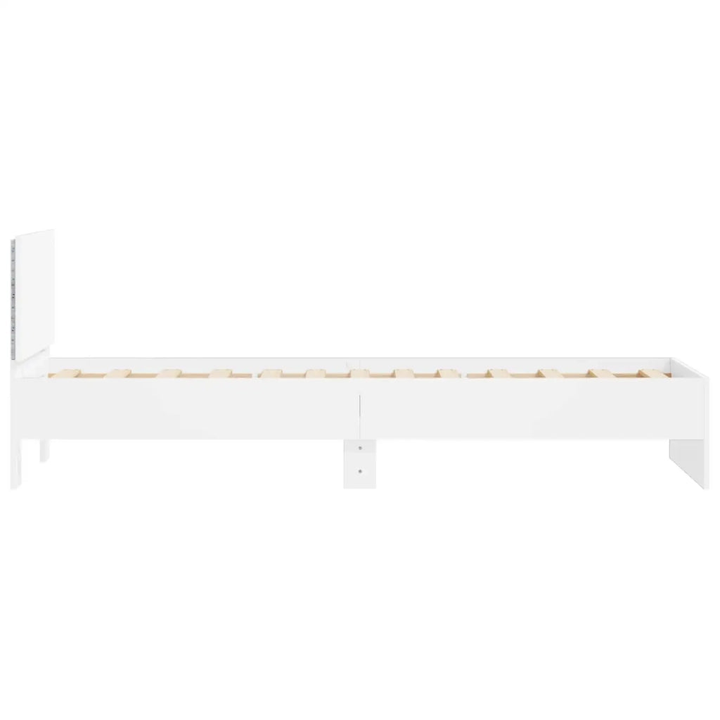 Letto con LED Bianco 80 x 200 cm Legno ingegnerizzato