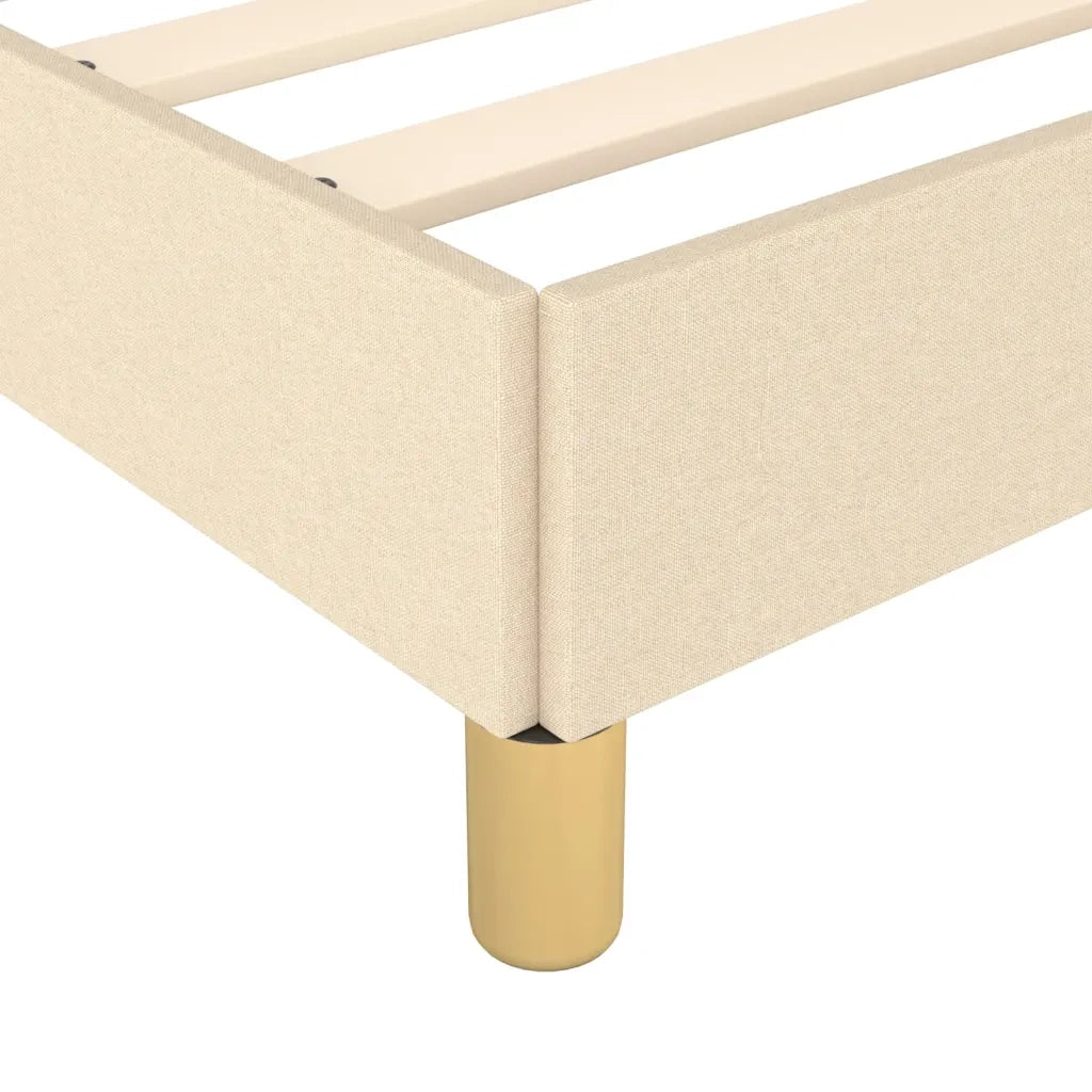 Giroletto senza Materasso-Struttura Letto Crema 120x200 cm Tessuto 717414