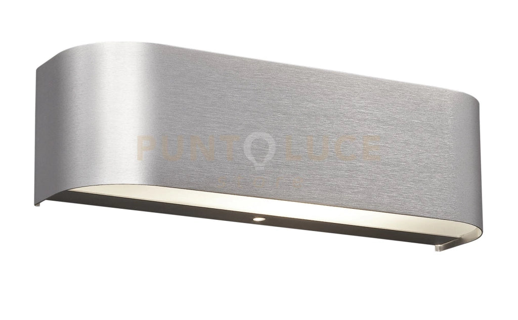 ADRIANO APPLIQUE LED 6,2 W 620 lm, 3.000 K FASCIA ALLUMINIO SATINATO 30X6CM