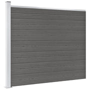 Pannello di Recinzione in WPC 175x146 cm Grigio cod mxl 22555