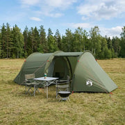 Tenda a tunnel con tetto Verde Oliva 410 x 175 x 105 cm 42029024