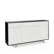 Mobile 3 Ante 3 Cassetti Kit Ossido Nero cm 164x41x92h - Sarmog