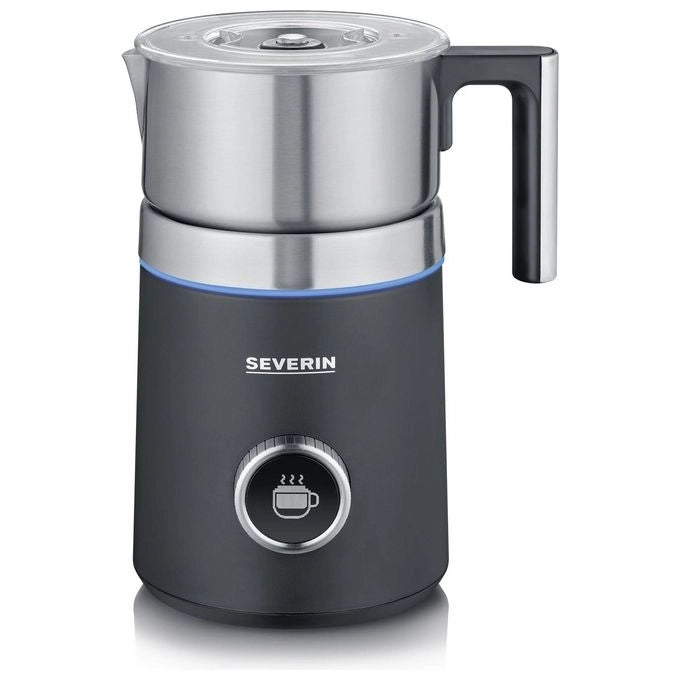 Severin Spuma 700 Plus Automatico Nero, Acciaio inossidabile