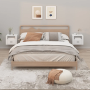 Comodini a Muro 2 pz-Set di 2 Tavolino da notte Bianchi 50x36x40 cm 882224