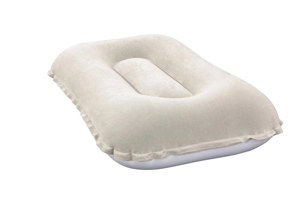 Bestway 67121 Cuscino Gonfiabile Rettangolare Campeggio Viaggio Floccato 48x30 cm colore Assortito