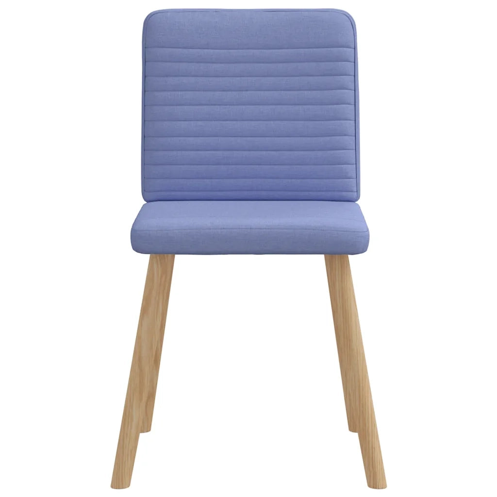 Sedie da Pranzo 6 pz Blu Jeans in Tessuto 3315524