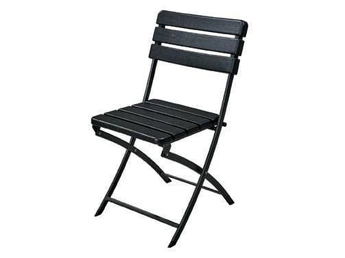 4 PEZZI SEDIE PIEGHEVOLI METALWOOD CM.55x46xH81 ARREDO GIARDINO SEDIE DA ESTERNO