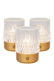 Lampada da tavolo LED LILI Lucide oro acrilico