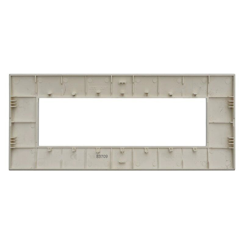 Placca Plastica Serie Venus 7P Colore Sabbia Compatibile Con Vimar Arke