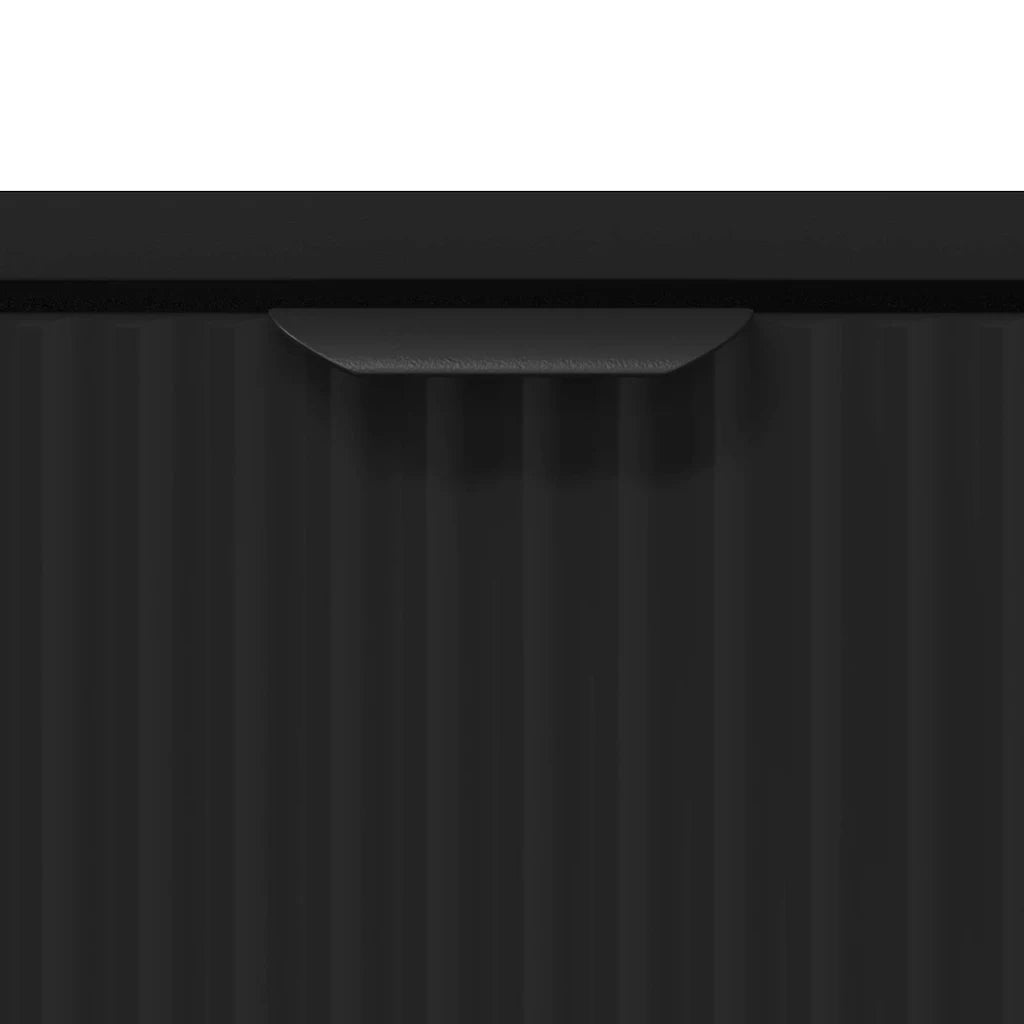 Tavolino da salotto con cassetto Rovere Nero 90 x 49 x 46 cm