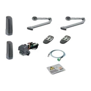 SET AUTOMAZIONE A BRACCIO PER CANCELLI A BATTENTE CARDIN KT-BL824ACB AUTOMATISMI