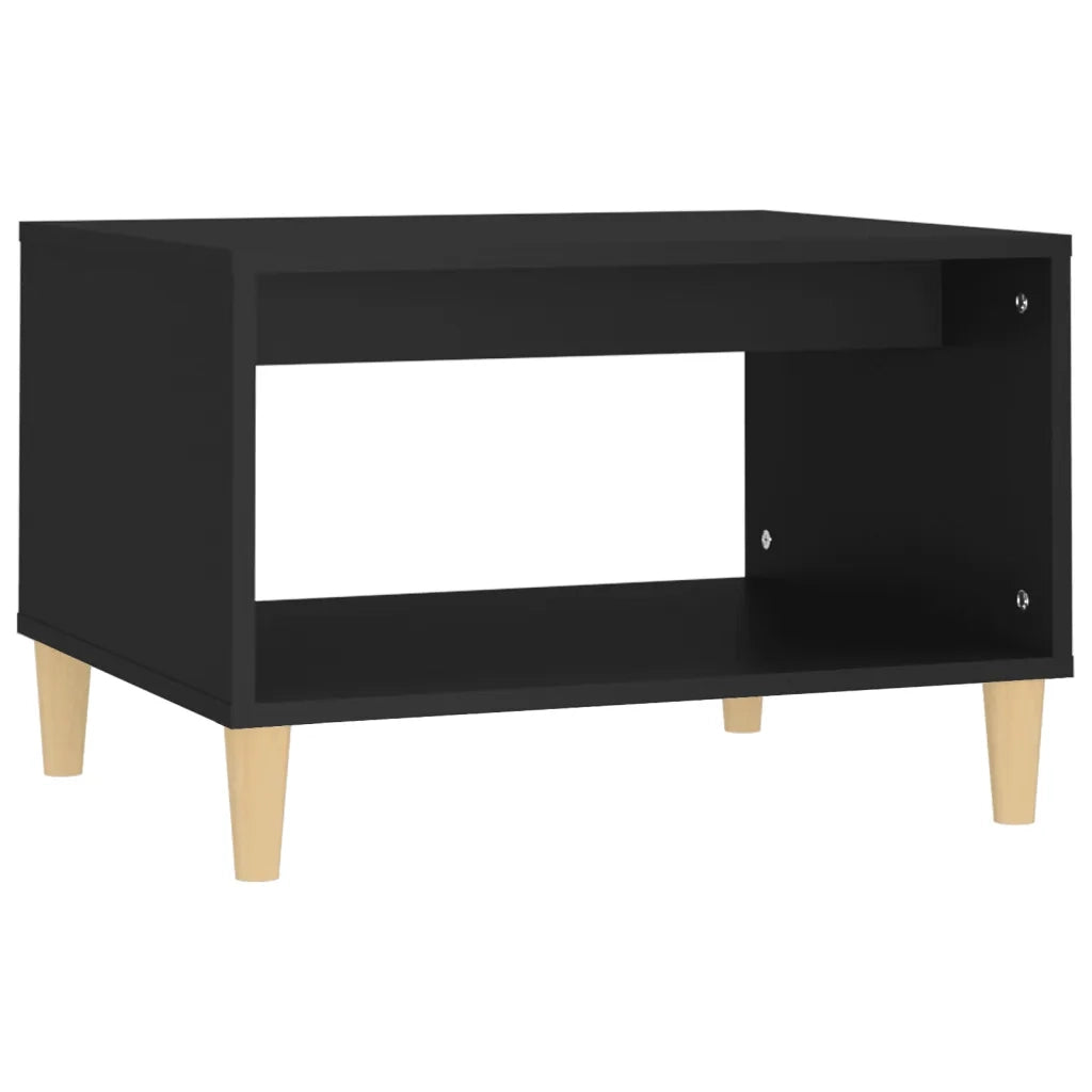 Tavolino da Salotto Nero 60x50x40 cm in Legno Multistrato 812673