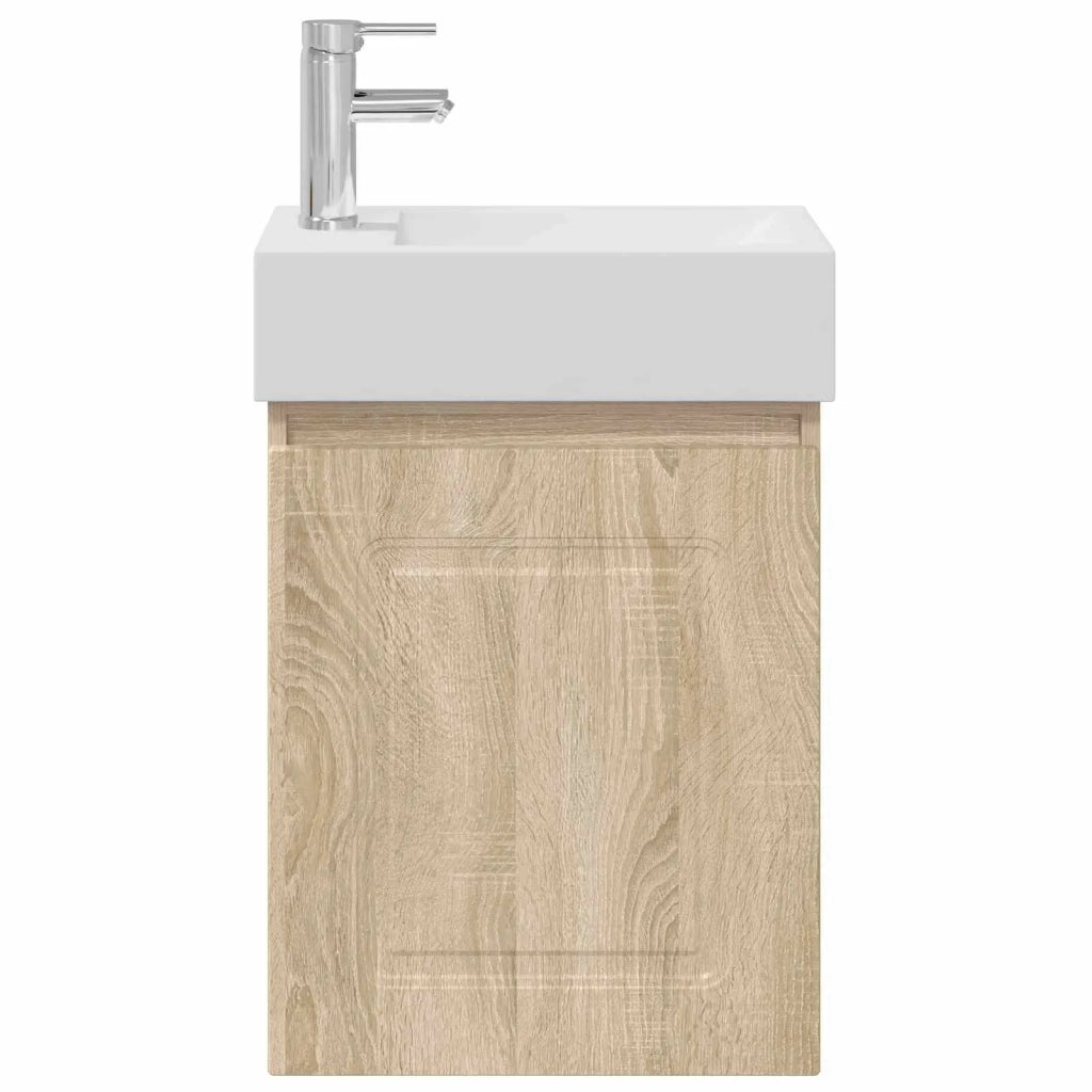 Mobile bagno con rubinetto Rovere Sonoma 45,5 x 22,5 x 84 cm 889463